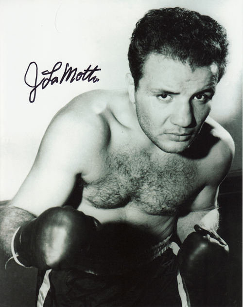 Jake LaMotta's autograph