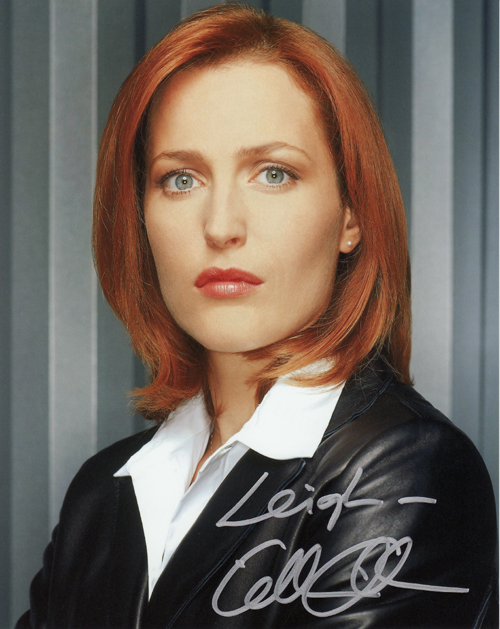 Gillian Anderson's autograph