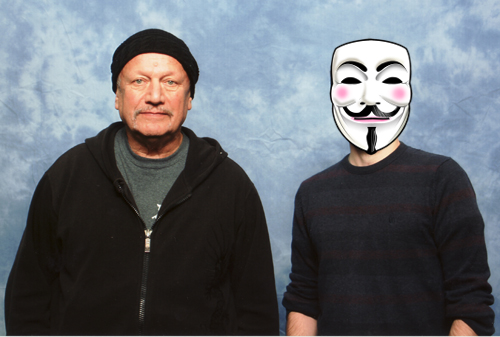 Steven Berkoff and myself