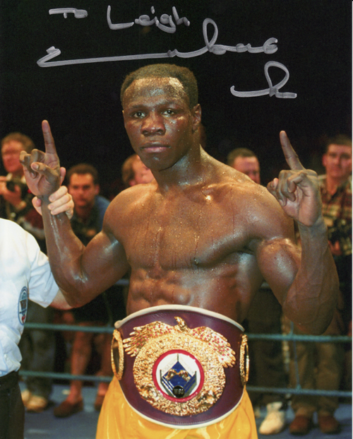 Chris Eubank's autograph