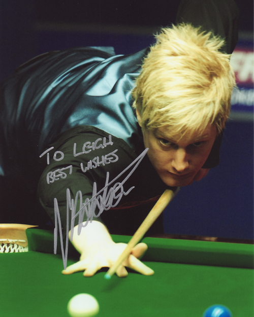 Neil Robertson's autograph