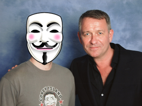 Sean Pertwee and myself