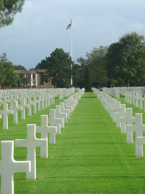 Every cross names the soldier and the date they died, France (2006)