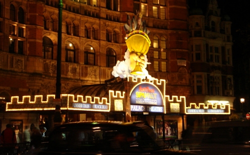 The Palace Theatre on Shaftsbury Avenue, a busy part of town, London (2006)