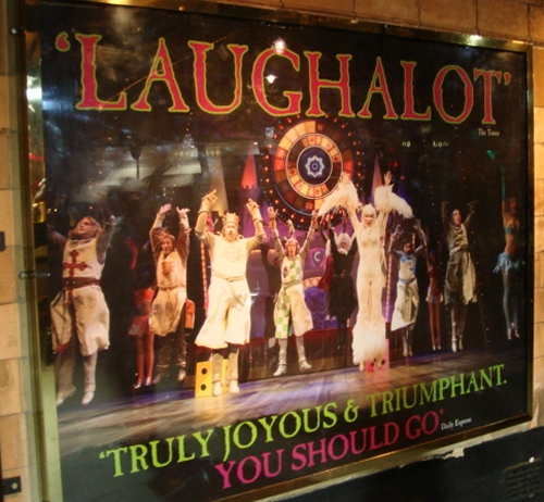 Some cool songs and funny sets make Spamalot a great show to go and see, London (2006)