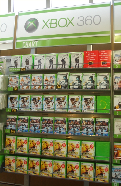 Brian Lara 2007 debuts at Number 2 in the Xbox 360 charts at Virgin Megastore, Norwich (2007)