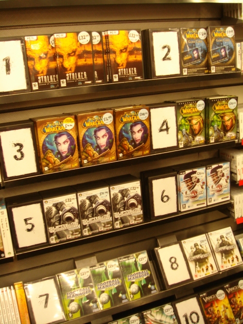 Brian Lara 2007 debuts at Number 6 in the PC charts at Gamestation, Norwich (2007)