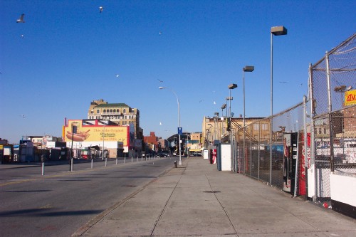 The main road entrance to Coney Island Beach, New York (2006)