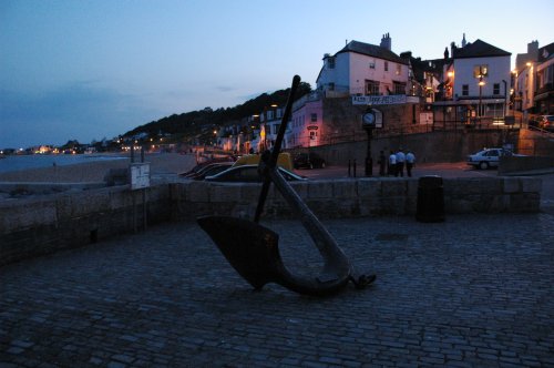 Lyme-Regis at night time, lovely lovely lovely. Dorset (2007)