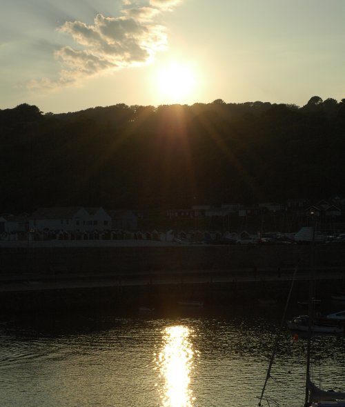 The sun goes down on the Dorset coast. Ain't she pretty. Dorset (2007)