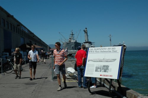 The USS Pampanito, a submarine you can walk around for a hefty price. San Francisco (2007)