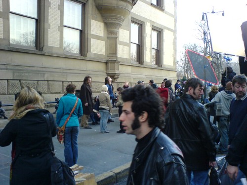 Filming of a TV/Film taking place on the streets of the upper-west side of Manhattan, New York (2006)