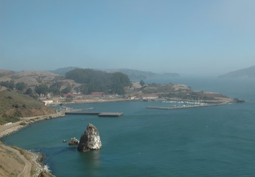 A view of the other side of the bay from The Golden Gate Bridge. San Francisco (2007)