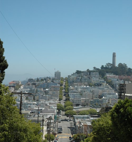 The view from Lombard Street. San Francisco (2007)