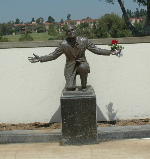 Al Jolson is buried here, famous for