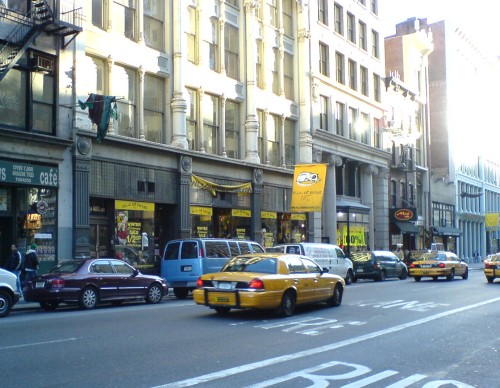 The famous 'Yellow Rat Bastard' store in downtown Manhattan, New York (2006)