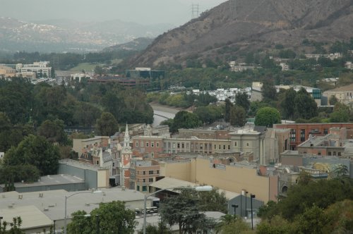 An artificial town created by the people at Universal to be used in many many movies. Los Angeles (2007)