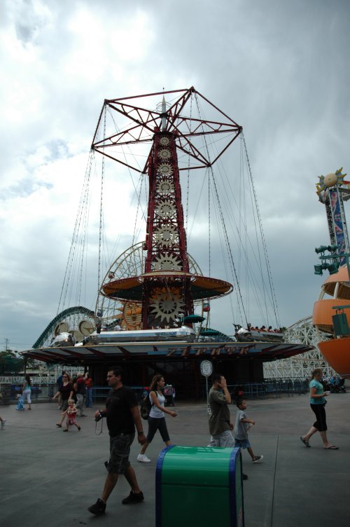 A swirly ride at Disney's