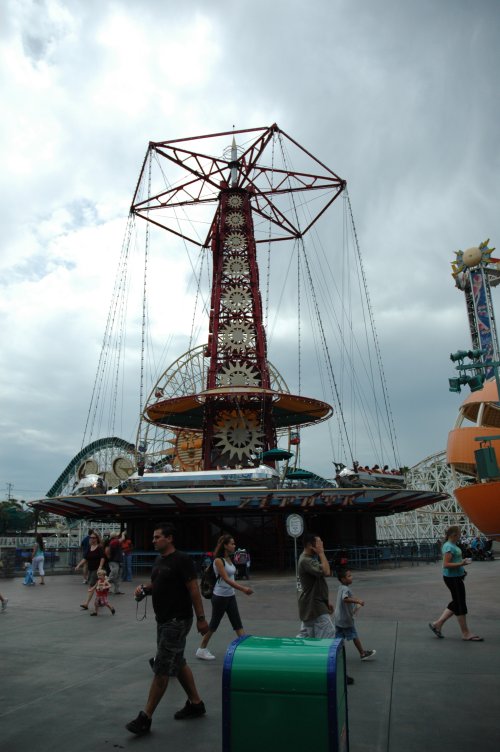 A swirly ride at Disney's 