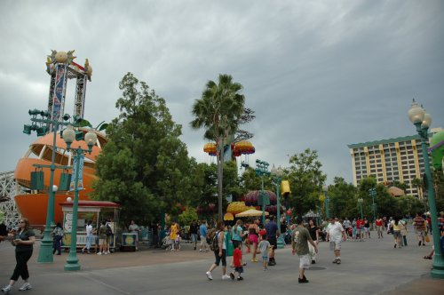 There were lots of people, but the queues at Disney's