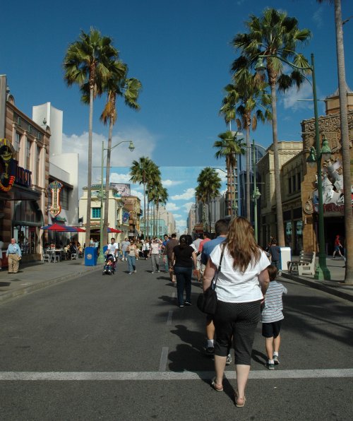 Can you tell where the real sky ends and the Disney sky begins. Of course you can. Los Angeles (2007)