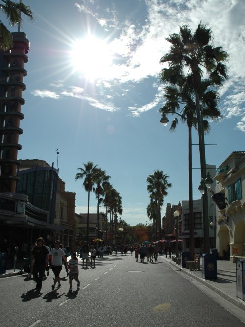 That was a hot day, good job we carried sun cream. Los Angeles (2007)