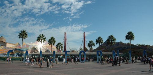 The entrance to Disney's