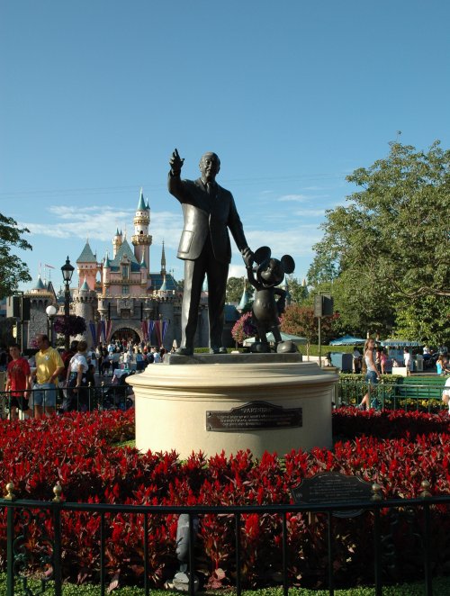 Walt and his most famous money-making creation Mickey. Los Angeles (2007)