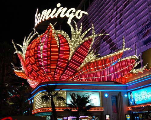 The famous Flamingo Casino… used in the movie