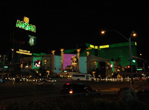 The MGM Grand where a lot of big boxing matches are held. Las Vegas (2007)