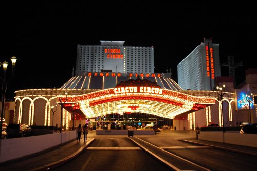 Circus Circus all lit up, all night, every night. Las Vegas (2007)