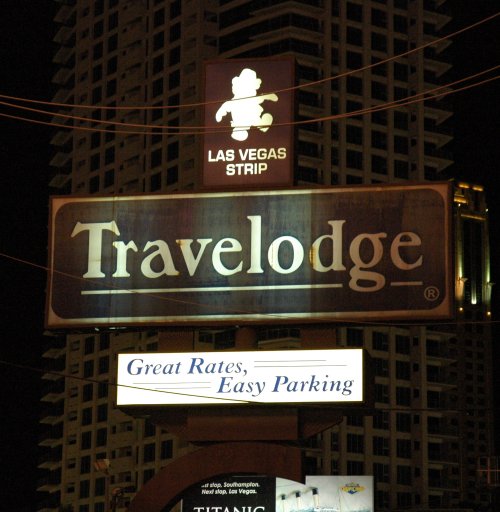 Our hotel on the strip, where we stayed for around four nights. It was really good value and we spent most afternoons staying cool in the outside pool. Las Vegas (2007)