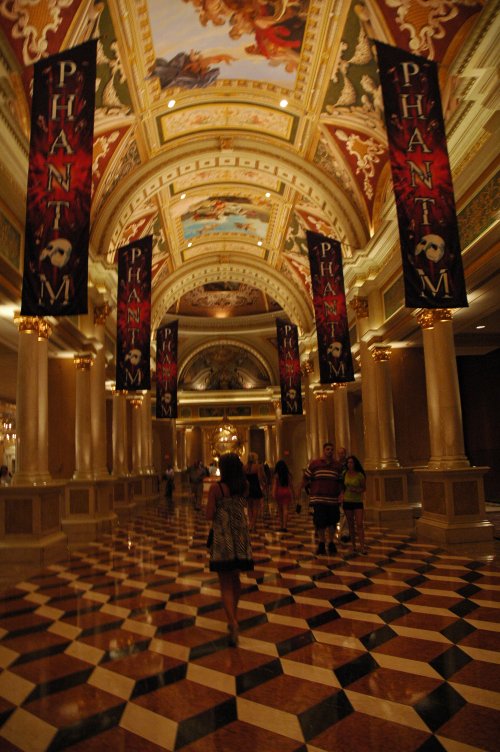 All the casinos go to a lot of effort in their design and look to try and pursued the many visitors to Vegas to stay at their hotel and play in their casinos. Las Vegas (2007)