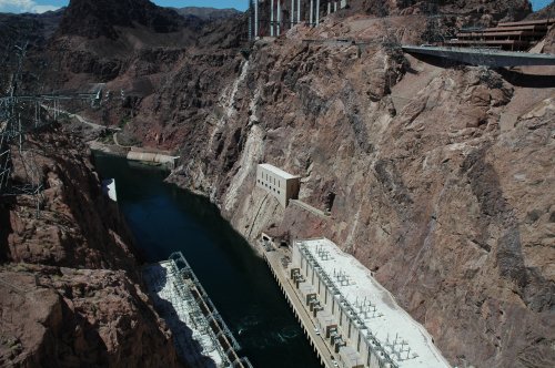 The Hoover Dam looks very complicated, not sure what it's all about. Nevada/Arizona (2007)