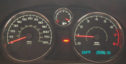 It got pretty hot some days… thank goodness we had air-conditioning, but a lot of the time we just drove with the windows down. Nevada/Arizona (2007)