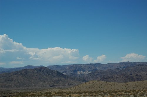 We drove through Death Valley at night… the temperature shot up from 70F to over 100F in a matter of minutes and then back down again as we left Death Valley. Arizona (2007)