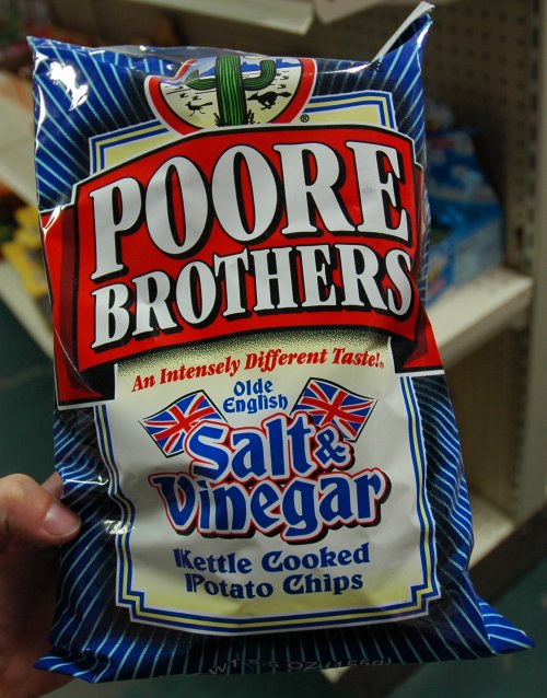 You find a little piece of Britain in the strangest places. You'd have to be poore to consider eating these. Arizona (2007)