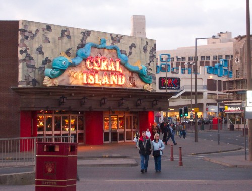 An exciting amusement arcade, how can you not have fun at the British seaside, Blackpool (2006)