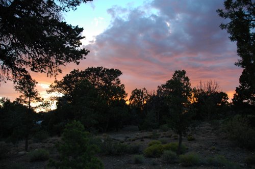 Pretty pink skies at the Grand Canyon. Arizona (2007)