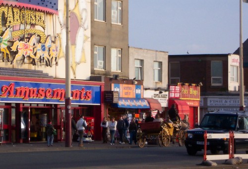 Take a romantic ride along the golden mile, Blackpool (2006)