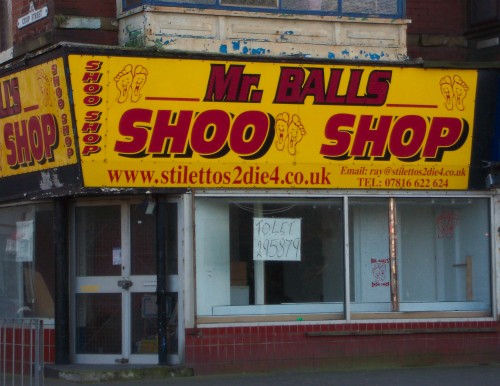 A successful business in the town centre, Blackpool (2006)