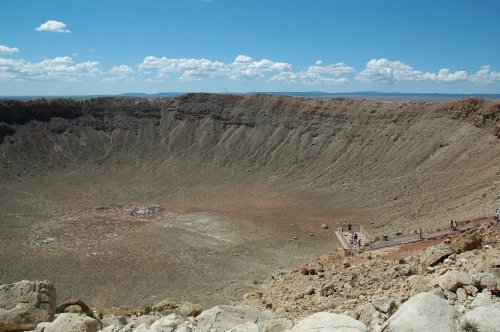 Another nice photo of the Meteor Crater. Arizona (2007)