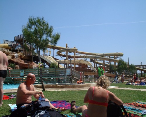 A very fun water park in Majorca, Spain (2003)