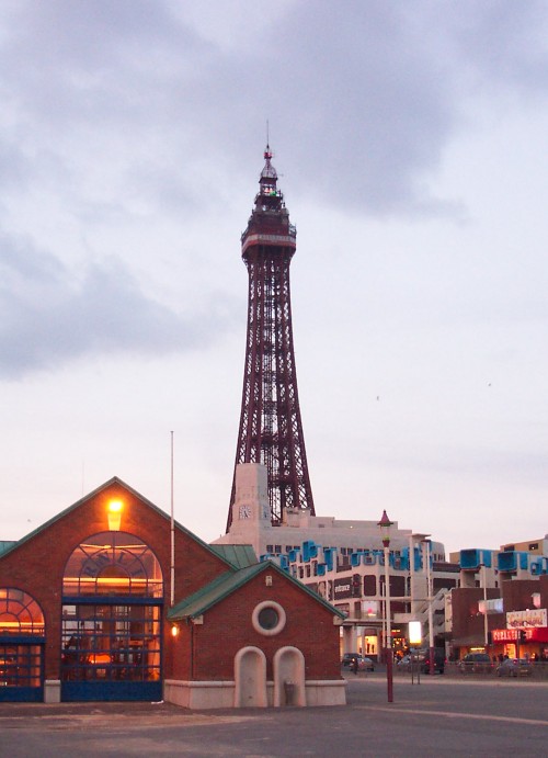 The very unimpressive sight of the famous tower, Blackpool (2006)