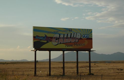 There are some really nice signs every few hundred yards along the road. New Mexico (2007)