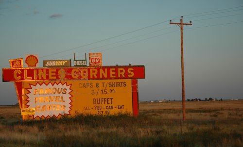 Why on earth did you take a picture of that sign girl? We had to get from Las Vegas to Chicago in about 5 days so that's why you're seeing a lot of out-of-the-car-window photos. New Mexico (2007)