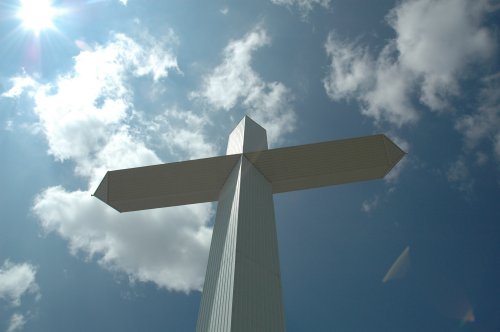 We spent about half an hour at the Cross, it was too hot to hang around. Texas (2007)