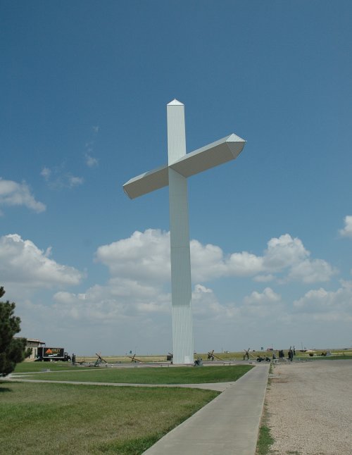 Bye bye big Cross… don't think we'll see such as big cross in a while. Texas (2007)
