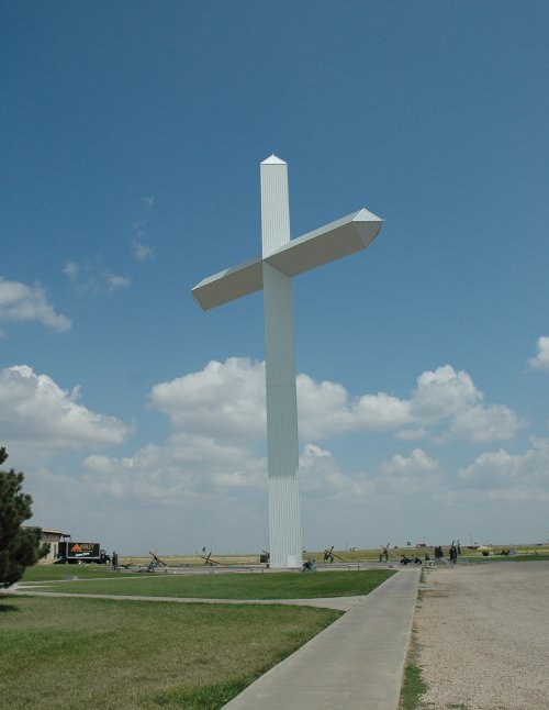 Bye bye big Cross don't think we'll see such as big cross in a while. Texas (2007)