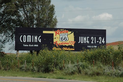 Route 66 is so famous it has it's own festival. Oklahoma (2007)